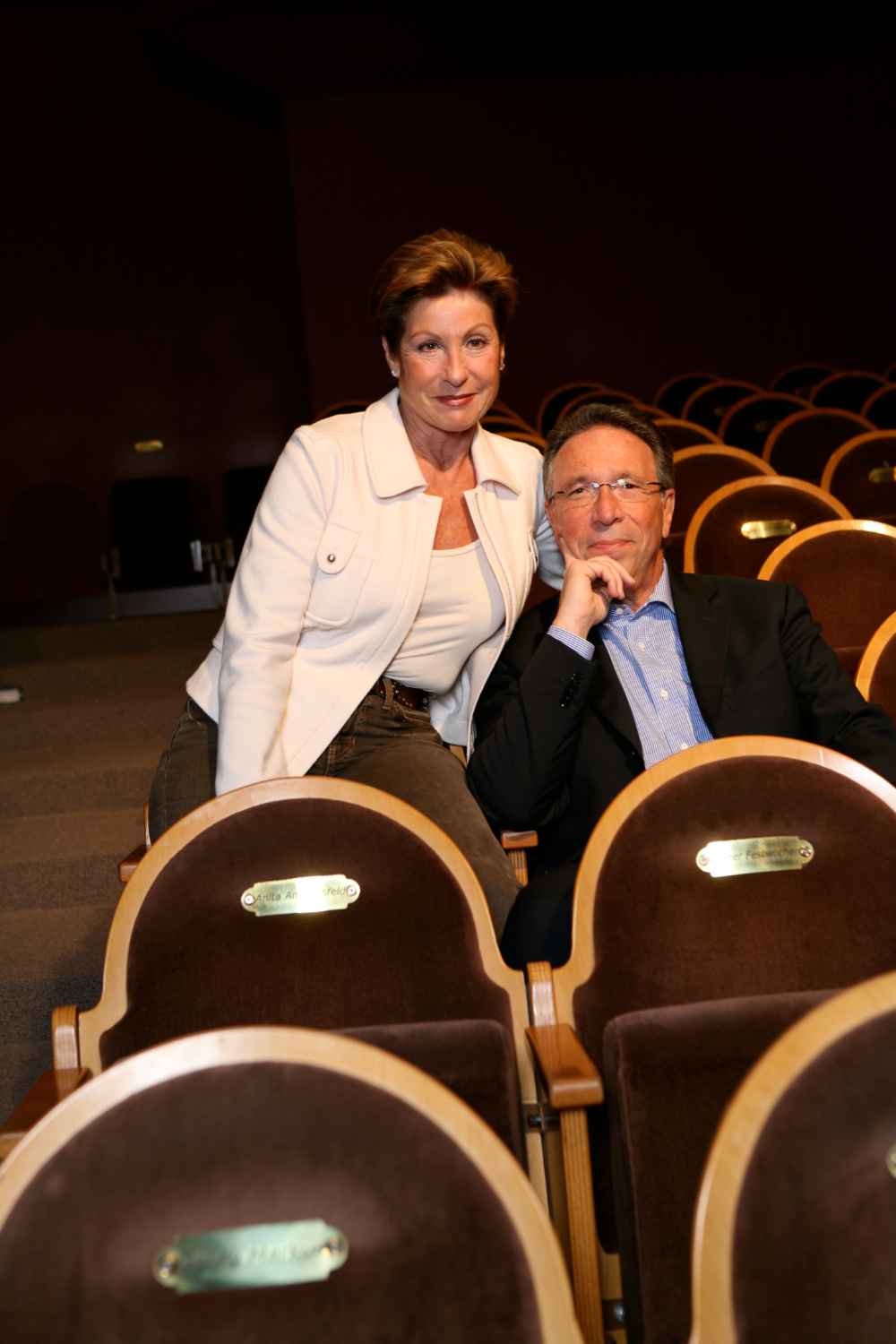 mit Anita im Saal